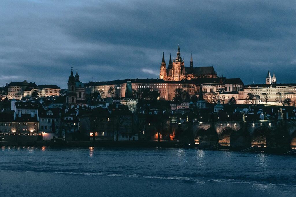 Castello di Praga con la Cattedrale di San Vito sullo sfondo