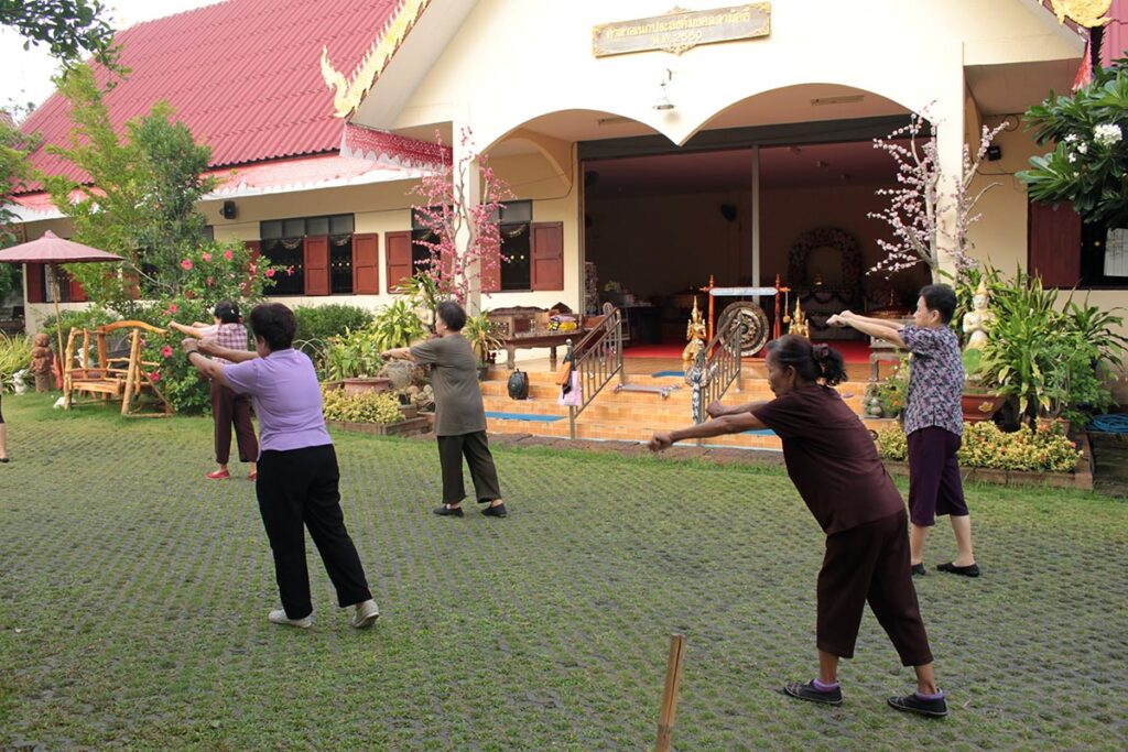 Corso di Taichiquan a Chiang Mai