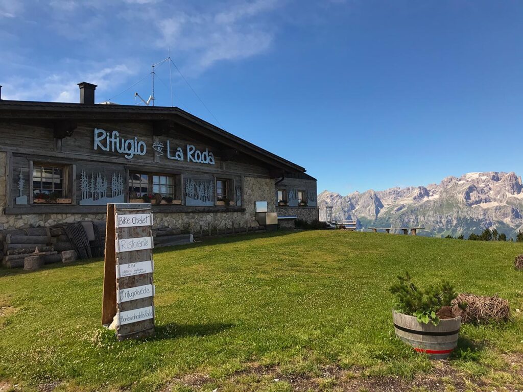 Nelle vacanze in estate ad Andalo abbiamo raggiunto il rifugio La Roda