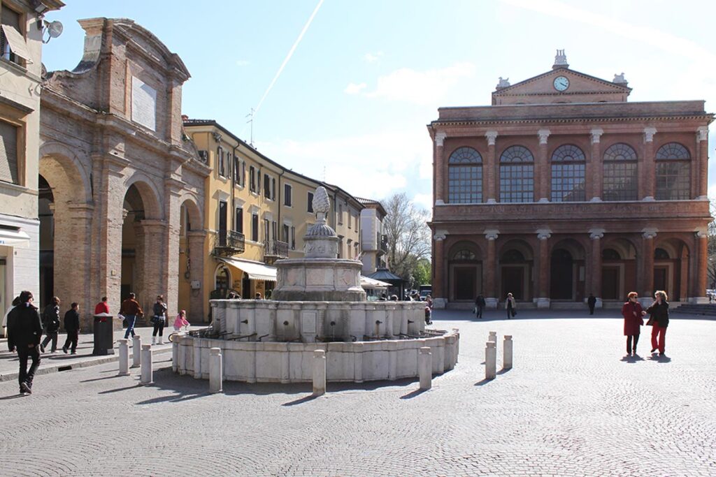 Piazza Cavour a Rimini