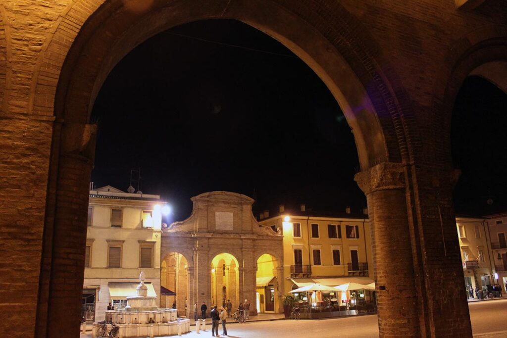 Piazza Cavour a Rimini