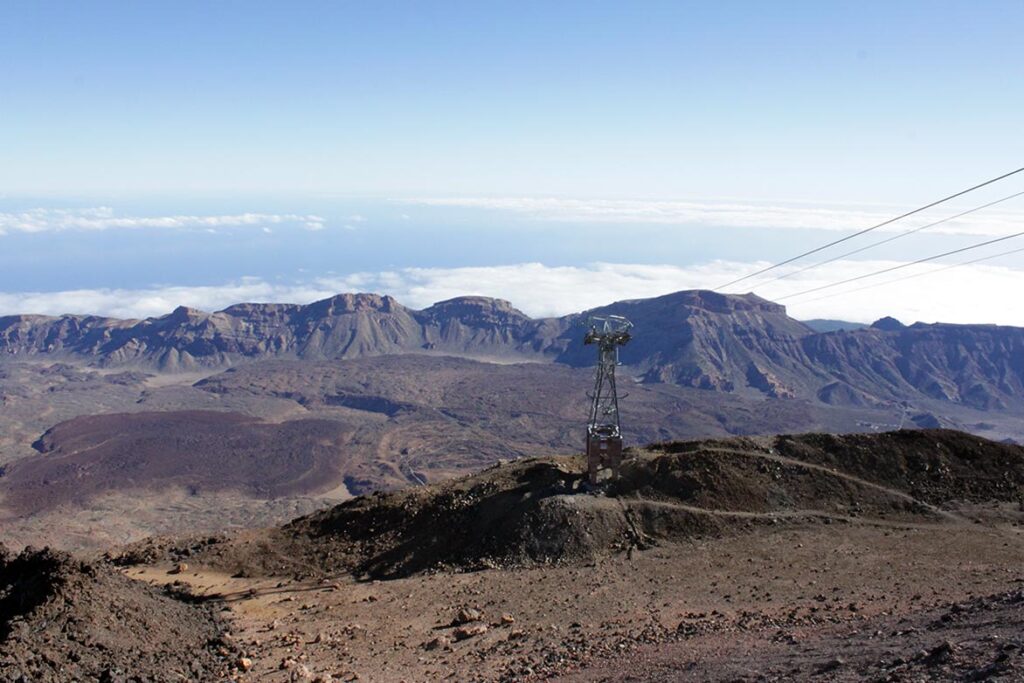 Panorama dal Teide a 3000 metri