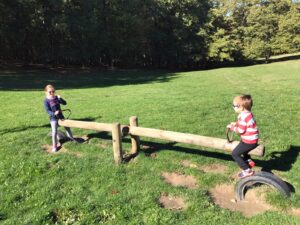 Giochi per bambini presso Passo Cantoniera, Carpegna PU