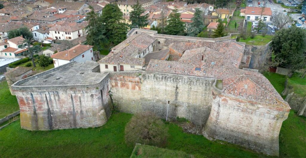 Vista dall'alto della Fortezza di Sansepolcro